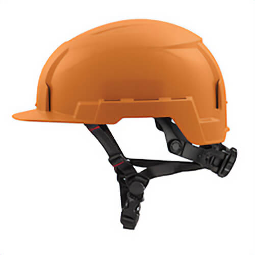Milwaukee® 48-73-1333 Adjustable Front Brim Safety Helmet, Lexan™ Polycarbonate, Padded Suspension