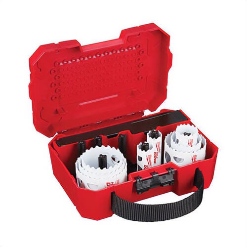 Milwaukee® 49-22-4084 Hole Dozer™ Automotive Hole Saw Kit, 11 pc, Bi-Metal, Thermoset Coated