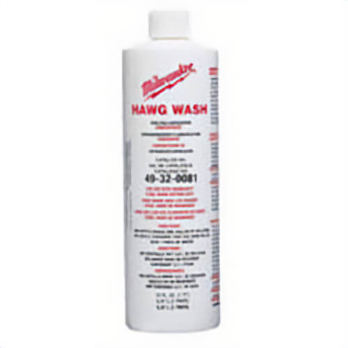 Milwaukee® 49-32-0081 Lubricant Hawg Wash Cutting Fluid, 16 oz Bottle, Mild Pleasant Petroleum Odor/Scent, Semi-Solid Form, Brown