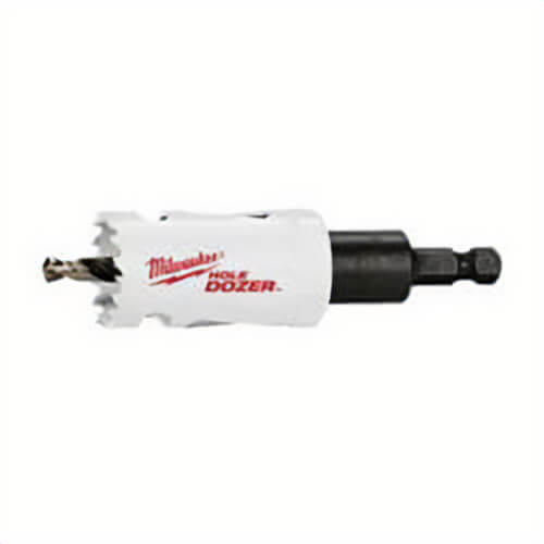 Milwaukee® Hole Dozer Ice Hardened™ 49-56-0032 Hole Saw, 7/8 in dia, 1-5/8 in D Cutting, Bi-Metal/8% Cobalt Cutting Edge