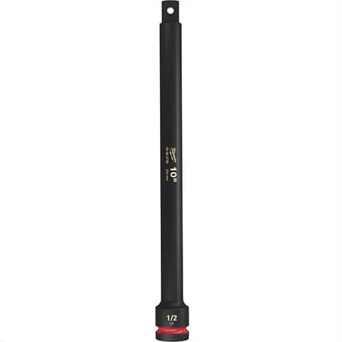 Milwaukee® 49-66-6708 ShockWave™ Impact Duty™ Dual Hole Socket Extension, 1/2 in, 10 in OAL