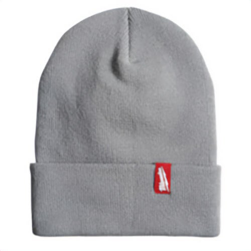 Milwaukee® 506G Fleece Lined Beanie, Abrasion and Snag Resistant, 98% Polyester, 2% Spandex, Gray, One Size