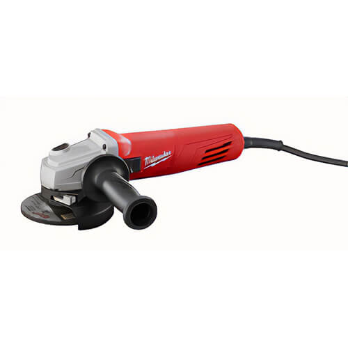 Milwaukee® 6146-33 Small Angle Grinder, 4-1/2 in dia Wheel, 5/8-11 Arbor/Shank, 120 VAC, Red