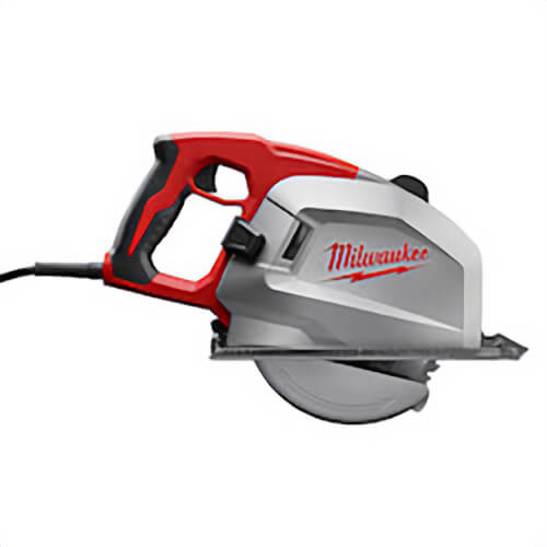 Milwaukee® 6370-21 Grounded Corded Circular Saw Kit, 8 in dia, 5/8 in Arbor/Shank, 2-9/16 in at 90° Cutting, Right Blade Side
