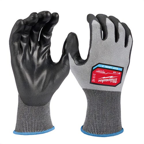 Milwaukee® 48-73-8720 Cut Level 2 High Dexterity Polyurethane Dipped Gloves, S