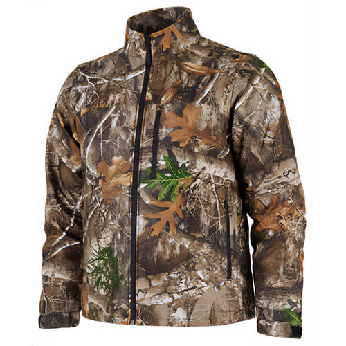 Milwaukee® M101C-21L M12™ Heated Quietshell™ Jacket with M12™ Battery, Charger USB-C Cable Wind/Water Resistant, Camouflage, L