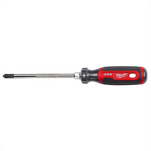Milwaukee® MT203 Standard Screwdriver, #3 Point Phillips® Point, 11 in OAL, Acetate Handle, Chrome