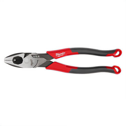 Milwaukee® MT550 Lineman's Plier, 9 in Nominal, Steel Jaw, 9.61 in OAL