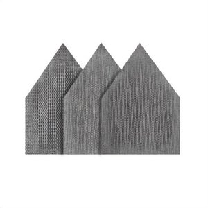 Milwaukee® 48-80-5406 PowerGrid™ Tear Resistant Sand Paper, 3.75 in L x 3.625 in W, 80, 120, 180 Grit, Aluminum Oxide Abrasive