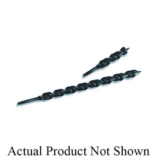 M.K. Morse® 125192 Double Cut Premium Auger Bit, 11/16 in dia, 36 in OAL, 7/16 in Shank