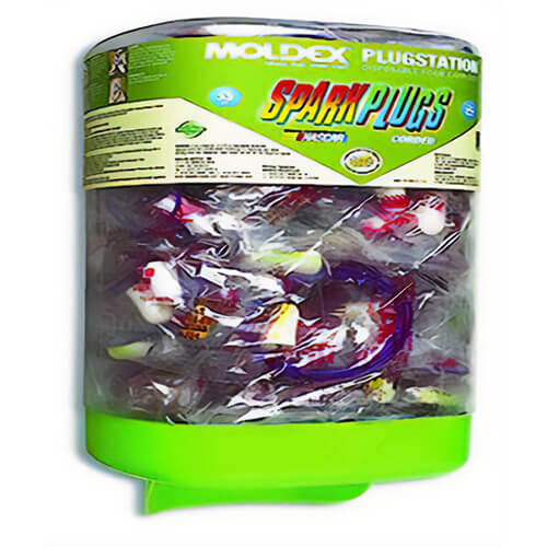 Moldex® 6880 SparkPlugs® PlugStation® Packaged Earplugs, Corded, 33 dB, 150 Pairs