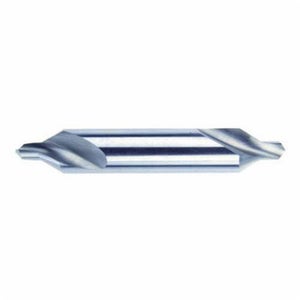 Morse® 25043 1495 Plain Combined Drill and Countersink, #3, 60 Deg included, 60 Deg Point, HSS, Bright