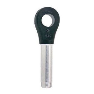 National 1042589 S-502 Closed Swage Socket, 2 in Cable, 3.88 in ID Eye, 3.56 in After Swage, Carbon Steel