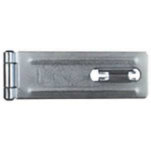 National Hardware® N102-384 Safety Hasp, Fixed Staple, Zinc Plated Steel, BHMA A138.18 Certified, 4-1/2 in