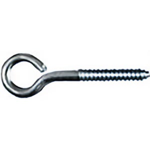 National Hardware® N220-707 Eye Bolt Lag Screw, Zinc Plated Steel, 3/8 x 4-1/2 in, Rust Resistant