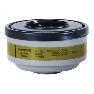 North® By Honeywell 75SCL N Series Multi-Contaminant Respirator Cartridge, Use with 5500, RU8500 and 7700 Series Half Mask Respirators, Olive