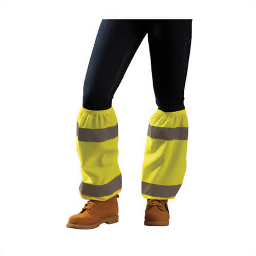 OccuNomix LUX-SG-Y Leg Gaiter, Universal, Hi-Viz Yellow, Polyester Mesh