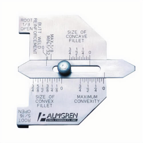 Palmgren® 9655501 Butt-Weld and Fillet-Weld Gauge, SS