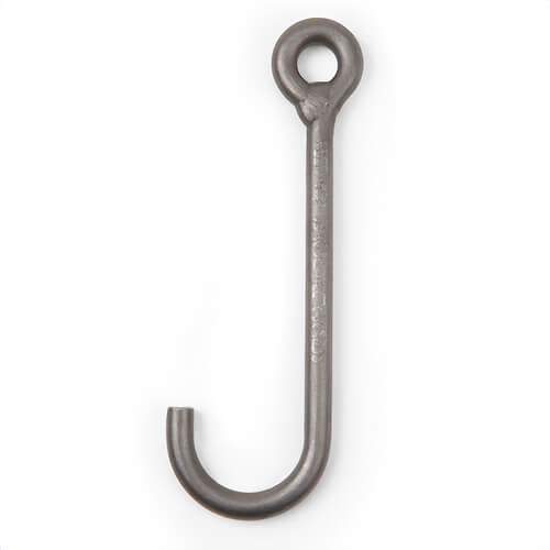 Peerless® Chain JBA050 Style B J-Hook, 1/2 in Trade, 650 lb Load, Alloy Steel