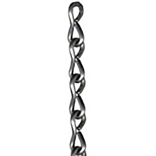 Perfection Chain 684455 Single Jack Chain Steel, Zinc Plated, No.10