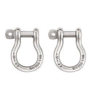 Petzl® C087AA00 Shackle For Connecting a Seat. Attaches Podium to Astro® and Sequoia® Harnesses, Pack of 2