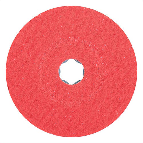 Pferd Combiclick® 40726 Coated Abrasive Disc, 4-1/2 in dia, 36 Grit, Top-Sized Ceramic Oxide Abrasive