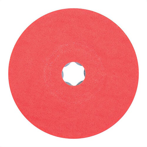 Pferd Combiclick® 40736 Coated Abrasive Disc, 5 in dia, 80 Grit, Top-Sized Ceramic Oxide Abrasive