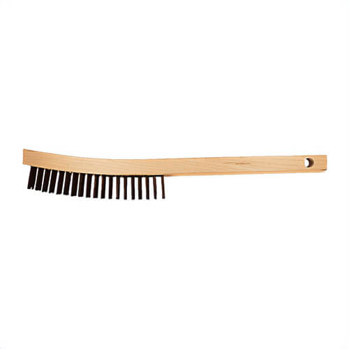 Pferd 85006 Scratch Brush, 6-1/4 in Brush, 13-3/4 in L x 5/8 in W Block, 1-3/16 in Carbon Steel Trim