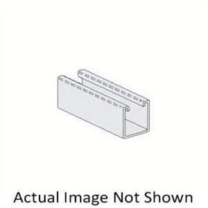 PHD S1012 PG Straight Channel Strut, 1-1/8 x 9/16 in Slots, 2 in Spacing, 12 ga Thick, 20 ft L