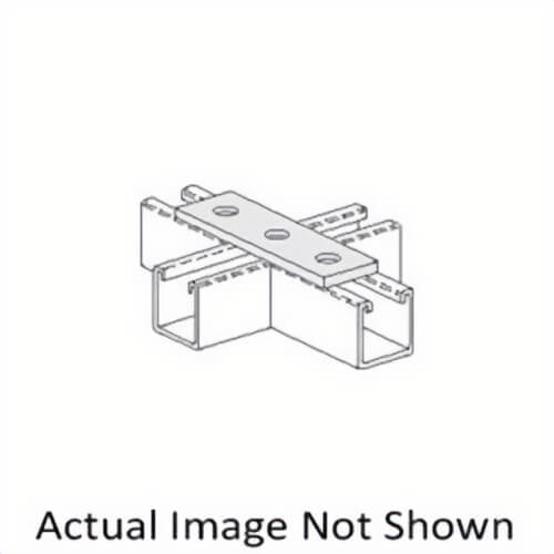 PHD S5015 EG Splice Plate, 4 Holes, 7-1/4 in L x 1-5/8 in W x 1/4 in Thick, Low Carbon Steel