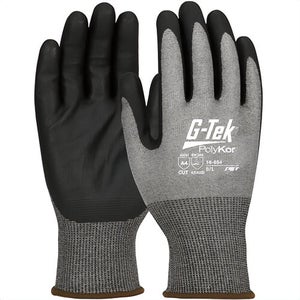 G-Tek® 16-854/XL PolyKor® Foam Grip Cut-Resistant Gloves, XL, Nitrile Coating, Nitrile/PolyKor®, Knit Wrist Cuff