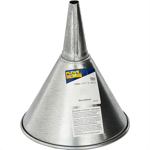 LubriMatic® 75-001 Steelflow Utility Funnel, 1 qt