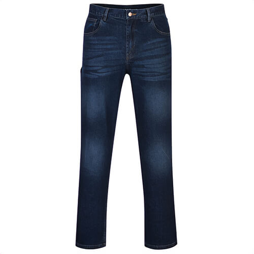 Portwest FR54INX40 Bizflame® Denim Flame Resistant Flex Jean, Indigo, X-Tall, Size 40