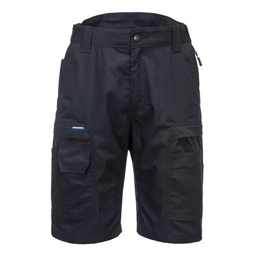 Portwest KX340DNR42 KX3™ Ripstop Shorts, High Rise, 11 Pockets, 40+ UPF Rated Fabric, Dark Navy, Size 42