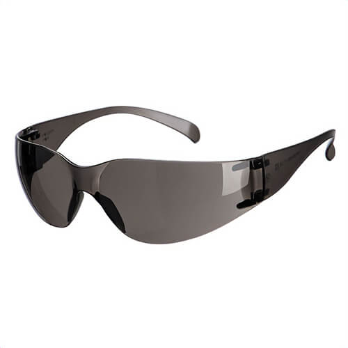 Portwest PW32CLR Wrap Around Safety Glasses, Anti-Scratch, Lightweight, 99% UV Protection, Clear