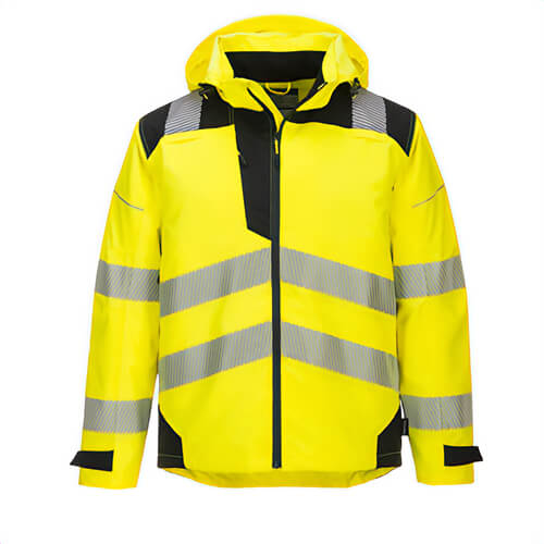 Portwest PW360YBRXXXL PW3 Hi-Viz Extreme Rain Jacket, Yellow/Black, 3XL
