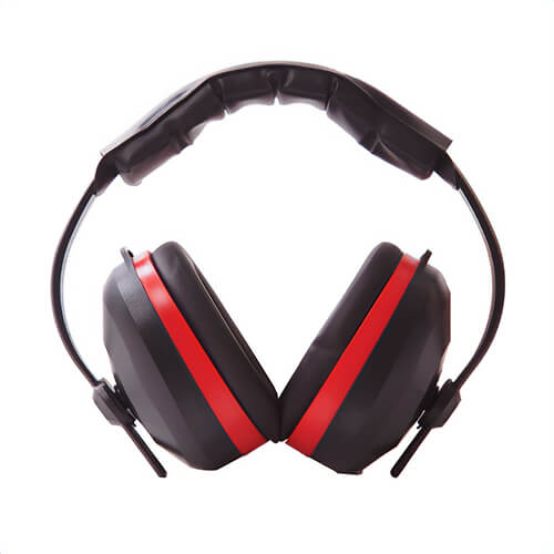 Portwest PW43BKR Comfort Ear Muffs, Ultra Lightweight, Comfortable, Adjustable Length, Nickel and Ferrous Free, Black