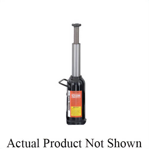 Power Team® 9003A Portable Hydraulic Power Side Pump Bottle Jack, 3 ton Load, 7-1/2 in H Minimum, 14-3/8 in H Maximum
