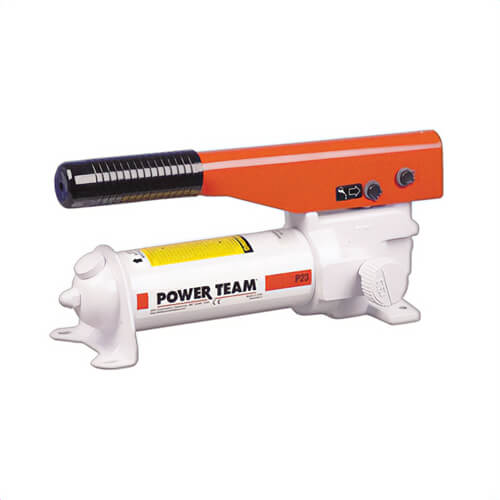 Power Team® P23 Hydraulic Hand Pump, for use with Single Acting Cylinder, Metal, 13-5/8 in L x 4-3/4 in W x 6-1/4 in H