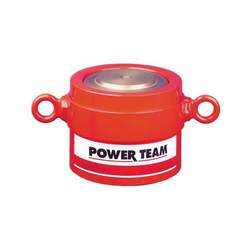 Power Team® R552C Hydraulic Cylinder, High Tonnage, Single Acting/Load Return Function, 2 in L Stroke, 55 ton Max Force