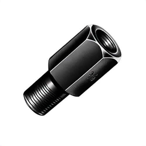 Power Team® 8025 Threaded Adapter, for use with Bi-Directional™ Puller Legs, Steel, 5/8-18 Male x 1-1/4-7 Female, 4 in L