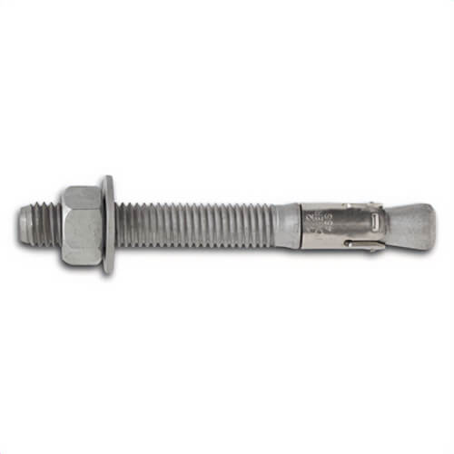 DeWALT® Power-Stud® Powers® 7724HD5-PWR Expansion Wedge Anchor, 1/2 in dia, 5-1/2 in OAL, 3-3/4 in L Thread, Carbon Steel