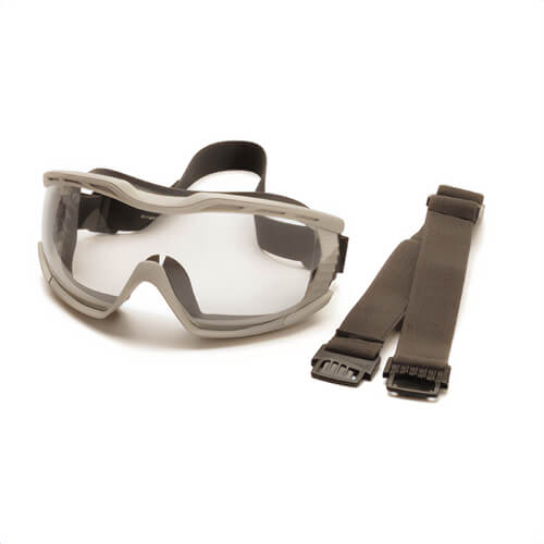 Pyramex® G604T2 Capstone® 600 Chemical Splash Goggles with Lens and Frame