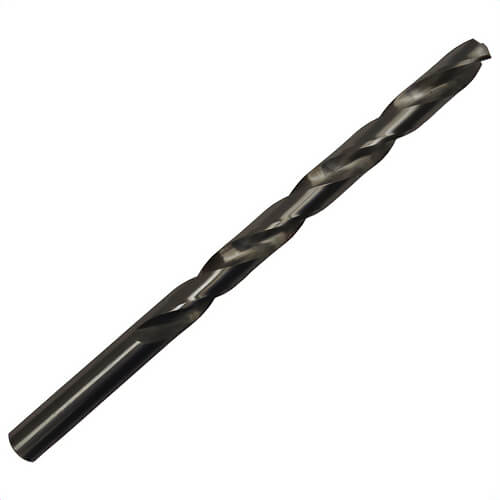 Qualtech DWDDL18X3/8 Extra Length Drill, 3/8 in Drill - Fraction, 0.375 in Drill - Decimal Inch, 18 in OAL, HSS
