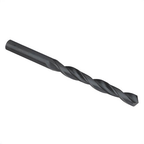Qualtech DWDTL49 Taper Length Drill, #49 Drill - Wire, 0.073 in Drill - Decimal Inch, 3-3/4 in OAL, HSS, Black Oxide