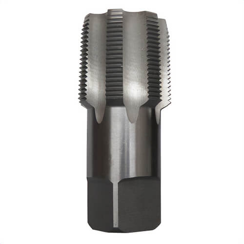 Qualtech DWT64012 Pipe Tap, 1-1/2-11-1/2 Thread, 7 Flutes, Right Hand Cutting Direction, HSS, Bright