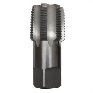 Qualtech DWT64012 Pipe Tap, 1-1/2-11-1/2 Thread, 7 Flutes, Right Hand Cutting Direction, HSS, Bright