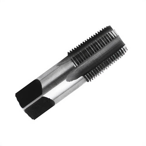 Qualtech DWT64117 Straight Pipe Tap, 1/4-18 Thread, NPS Thread Standard, 4 Flutes, Right Hand Cutting Direction, HSS, Bright