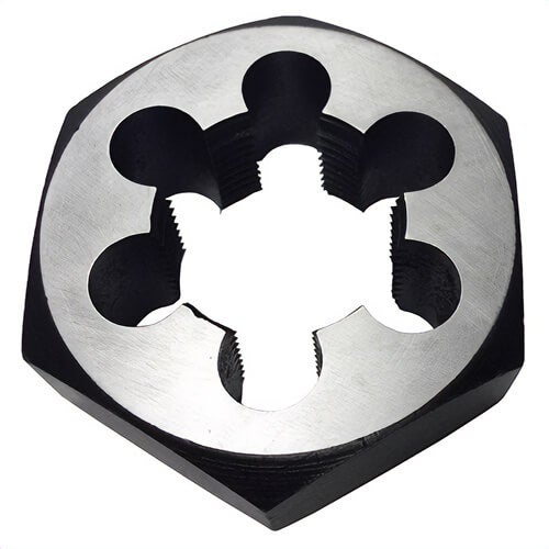 Qualtech DWTSMH36X1.5 Special Hex Die, M36x1.5 Thread, Carbon Steel