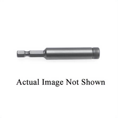 Qualtool MBHM1/4 Magnetic Screw-On Cap Bit Holder with O-Ring, Stainless Steel, 1/4 in Hex